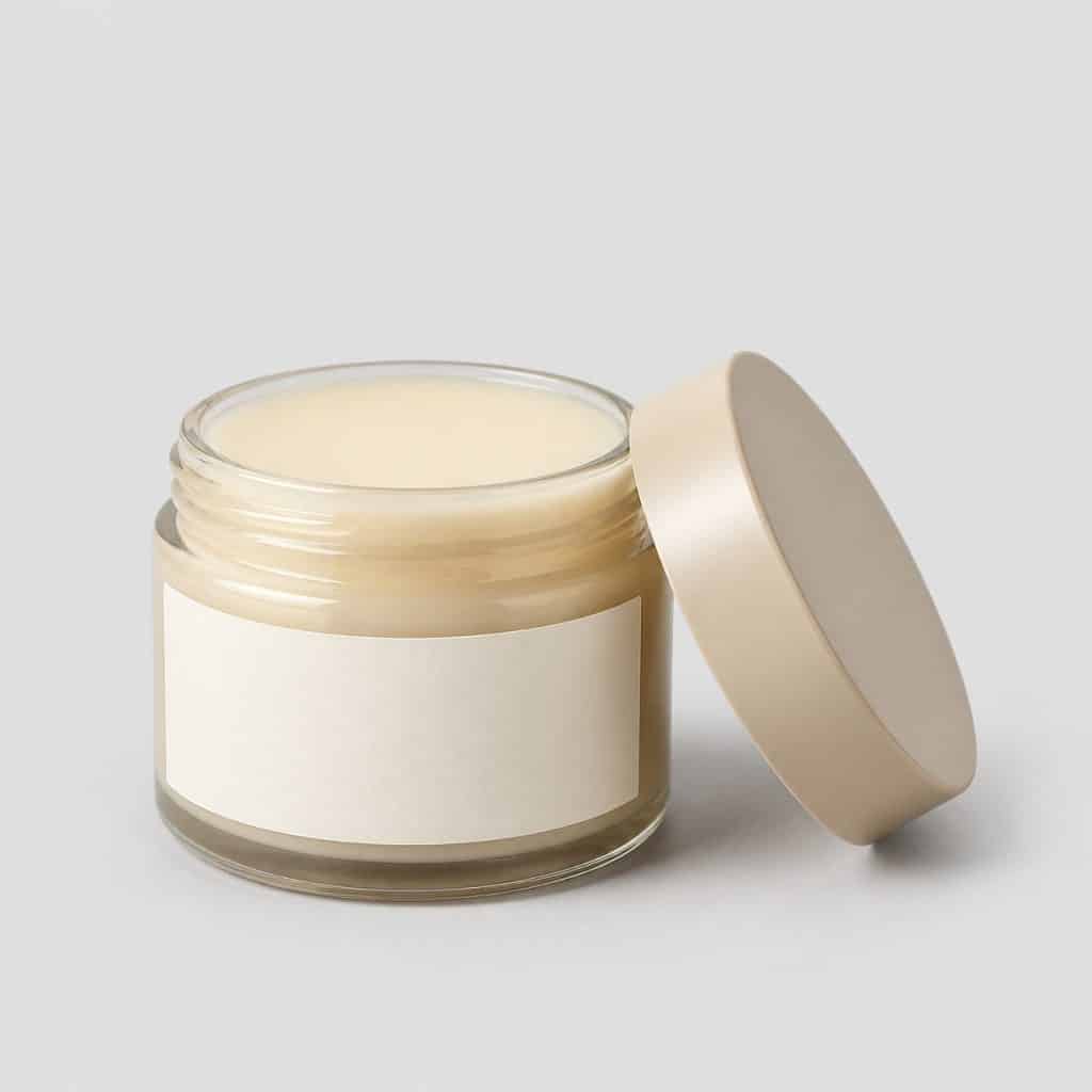 Baume tonifiant pour jambes légères en texture beurre