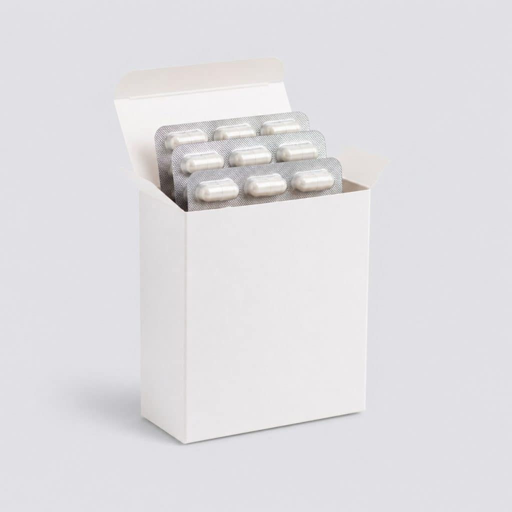 Boîte de complément alimentaire fortifiant pour ongles cassants