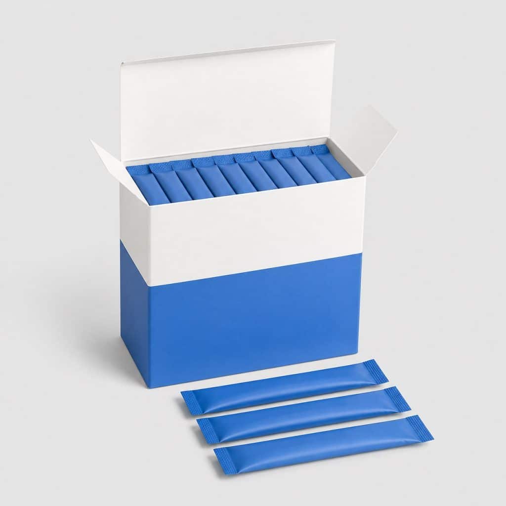 Boîte de sticks du complément alimentaire minceur à diluer