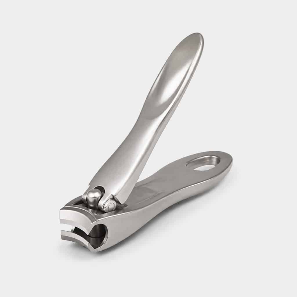 Coupe-ongles pied ergonomique en acier inoxydable