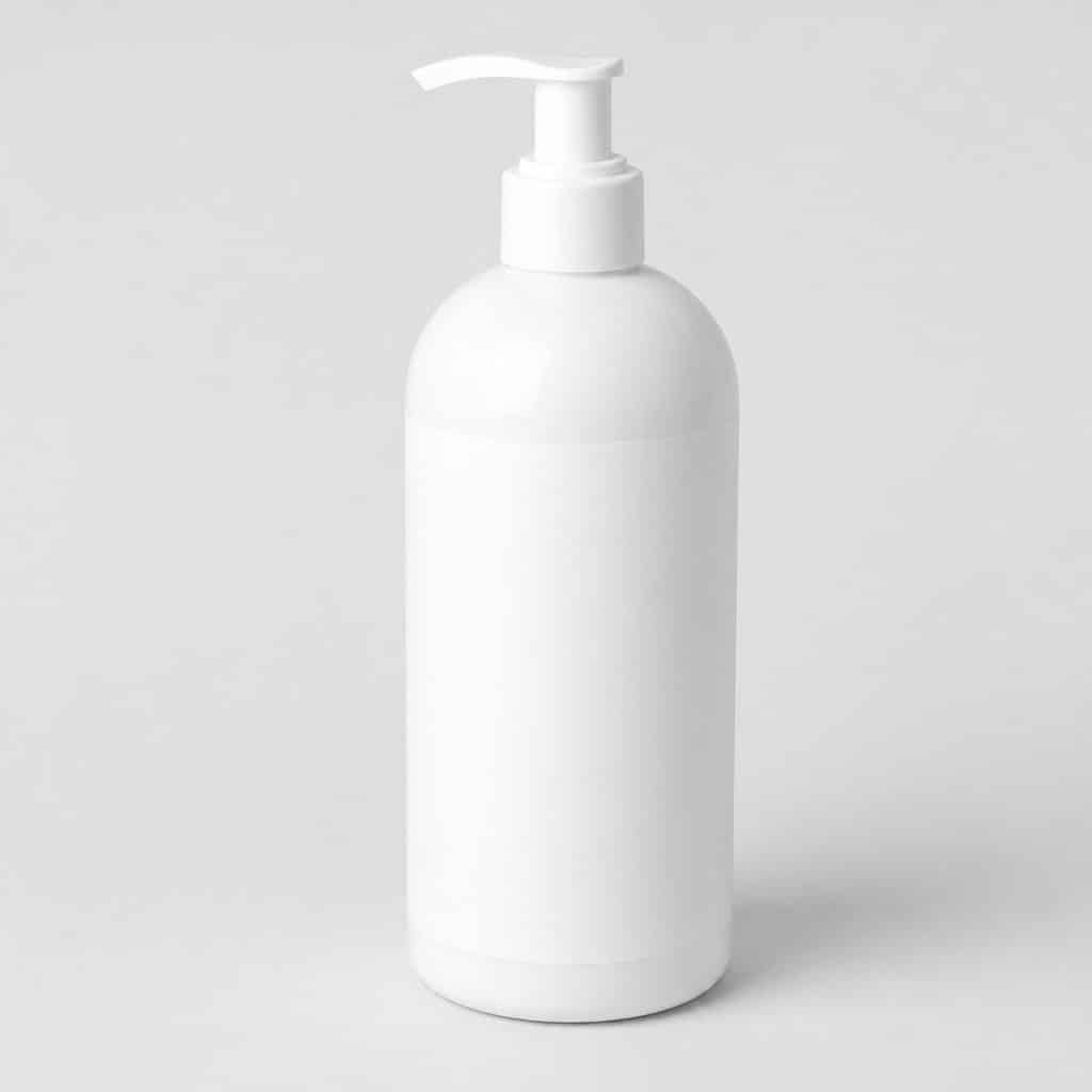 Flacon de lait corps réparateur à formule dermatologique