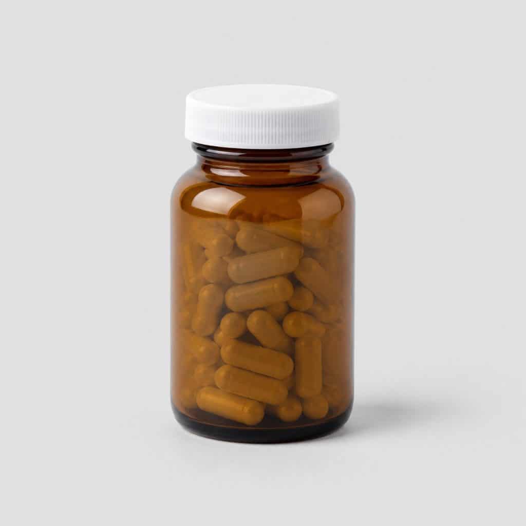 Flacon de levure de bière bio en gélules végétales