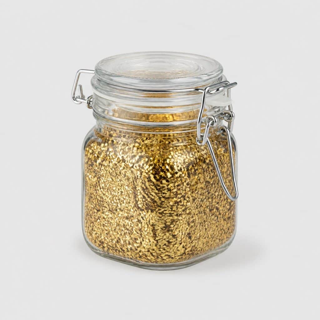 Pot de levure de bière en paillettes pour cheveux et ongles