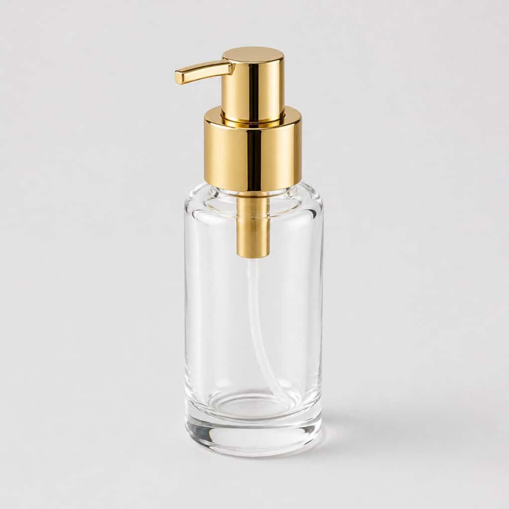 Flacon pompe de sérum visage anti-taches effet éclat